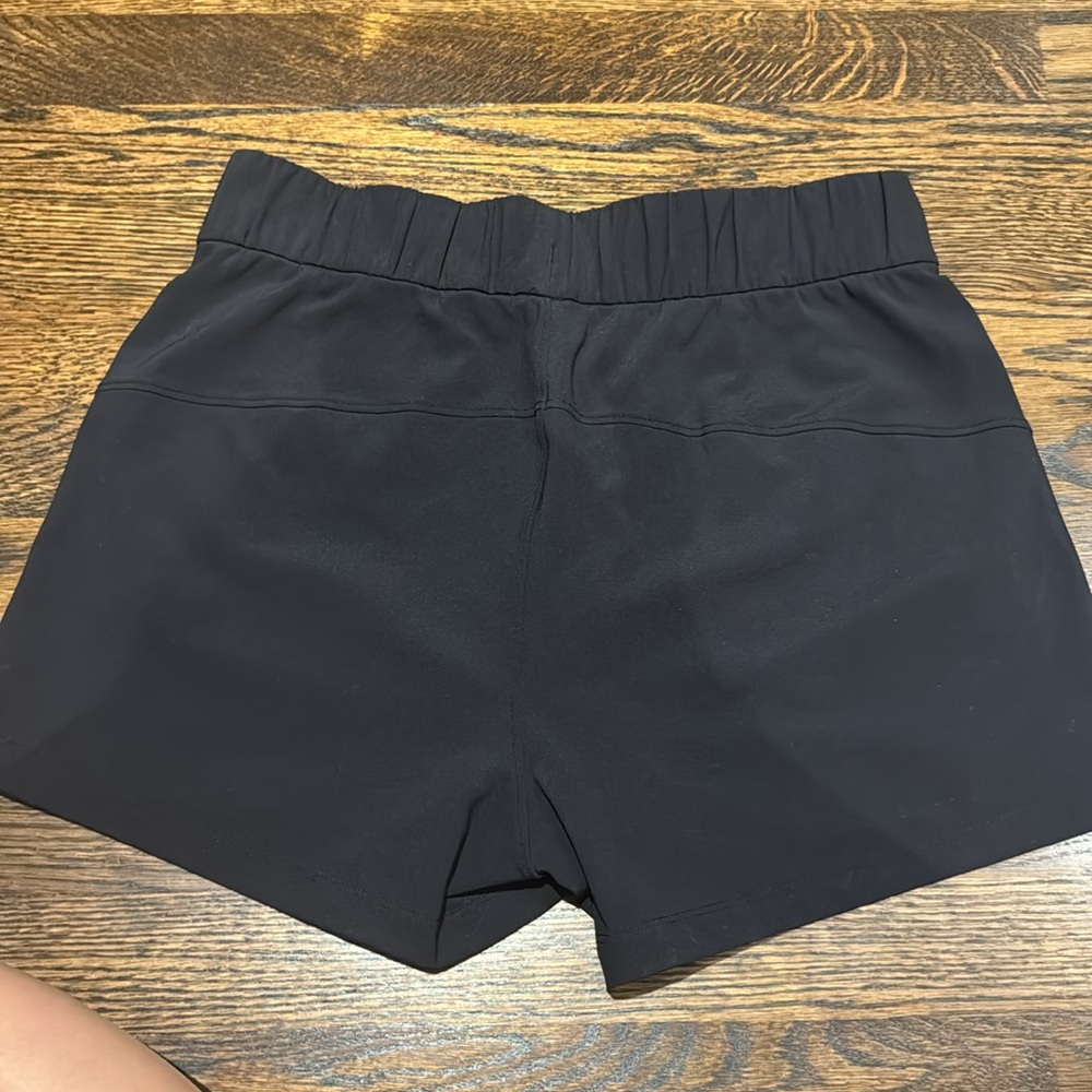 Black lululemon athletic shorts - Picture 2 of 2